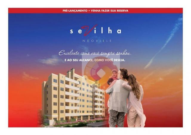 Apartamento com 2 dormitórios à venda, 51 m² por R$ 240.000,00 - Neoville - Curitiba/PR - Foto 2