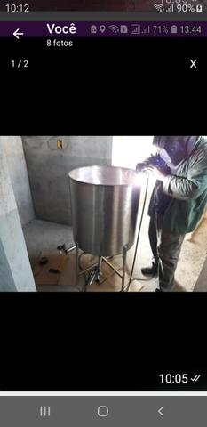 Tanques de inox de 200 e 400L a partir de R$1.500,00