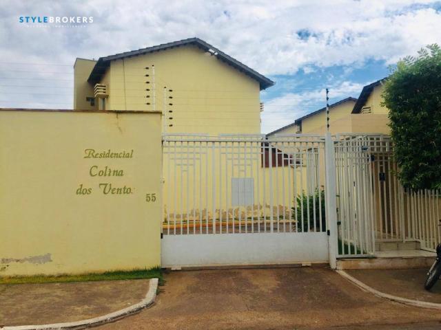 Casa no Condomínio Colina dos Ventos com 3 dormitórios à venda, 119 m² por R$ 359.000 - Ja - Foto 2