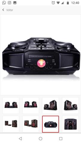 Som LG Xboom de 4100 vendo por 2500 aceito cartão - Foto 2