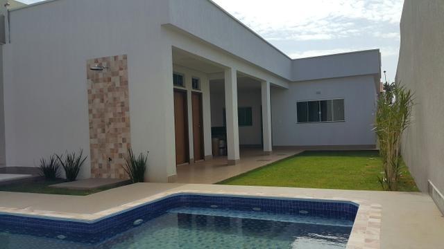 Lançamento! Casa de 3 Suítes, Piscina, Churrasqueira em Cond Fechado - Foto 4