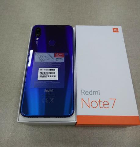 Xiaomi redmi note 764gb 4gb azul global ate 12x sem juros