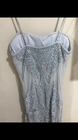 Vestido curto azul bobô - Foto 4