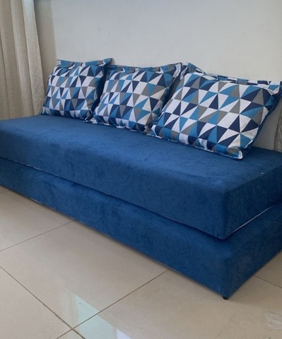 Multiuso Sofanete King Azul Até 12x - Frete Grátis 