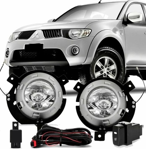 Kit farol de milha L200 Triton 08 09 10