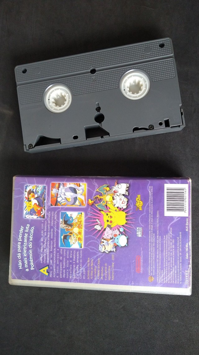 Pokémon O Filme Mewtwo X Mew Vhs Original Dublado