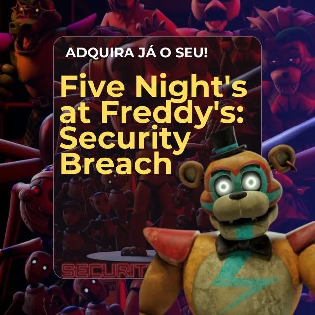 Jogo Ps5 Five Nights At Freddys Security Breach Midia Fisica