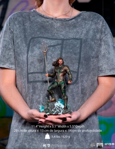 Aquaman Zack Snyder's Justice League Iron Studios  - Foto 5