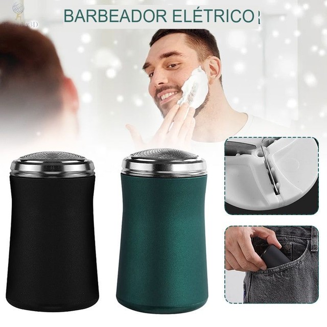 BarberPro-Barbeador Elétrico Portátil e Lavável