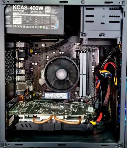 Computador PC Gamer Ryzen 5 Placa de Vídeo 8gb SSD 500 700w