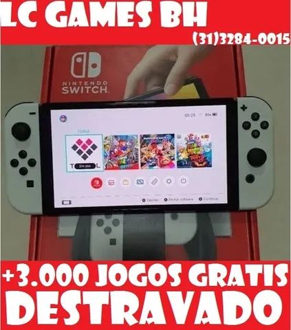 Nintendo Switch OLED Destravado 128 GB com jogos a escolha - StartGames