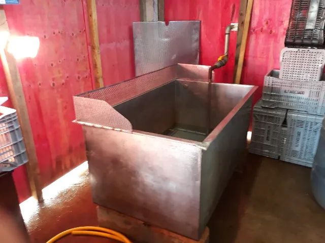 TANQUE DE INOX COM SERPENTINA PARA USAR COM CALDEIRA