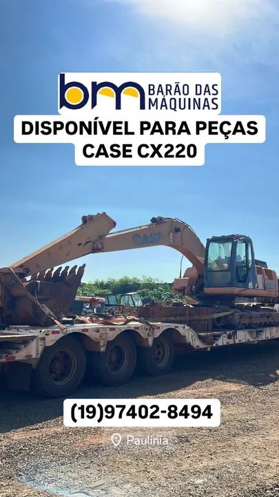 Escavadeira case CX220 para peças