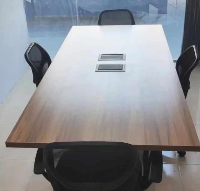 Mesa para reunião retangular  escritório  - Foto 4