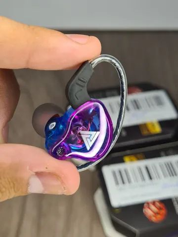 Fone de Ouvido QKZ AK6 + Case com Acessórios - Retorno de Palco