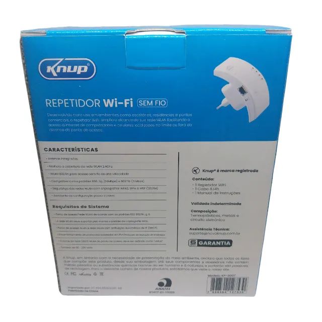 REPETIDOR DE SINAL WIFI WIRELESS KP 30071 WY 01 - Foto 2
