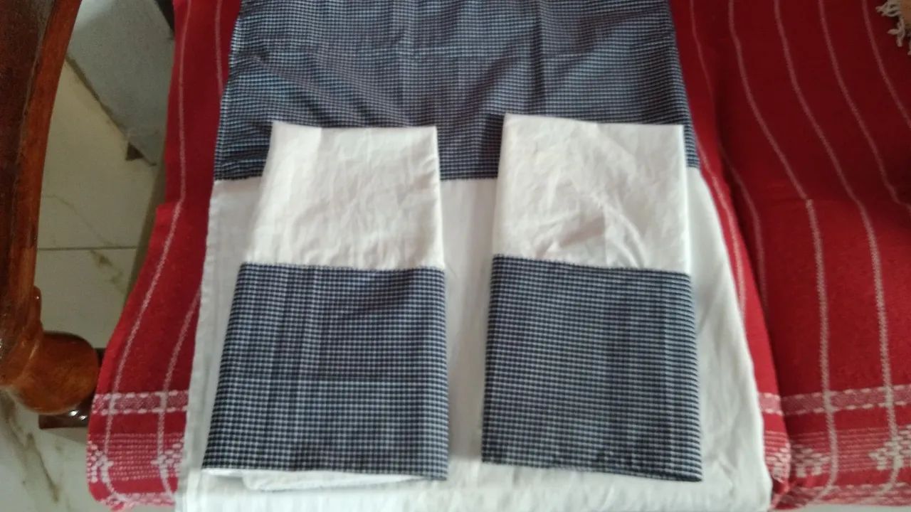 Lençol de cama de casal king com fronhas.lencol bordada.lencol com elástico de solteiro. - Foto 2