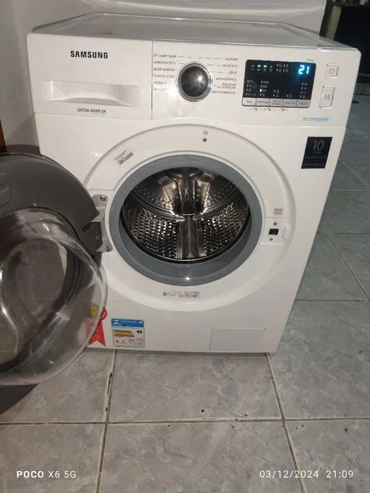 Lava e seca Samsung 11kg com garantia de um ano entrega instalação grátis golpista nem fal - Foto 5