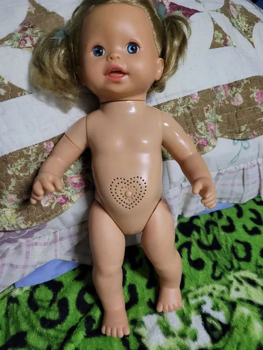 Boneca Little Mommy hora do xixi Antiga  - Foto 3
