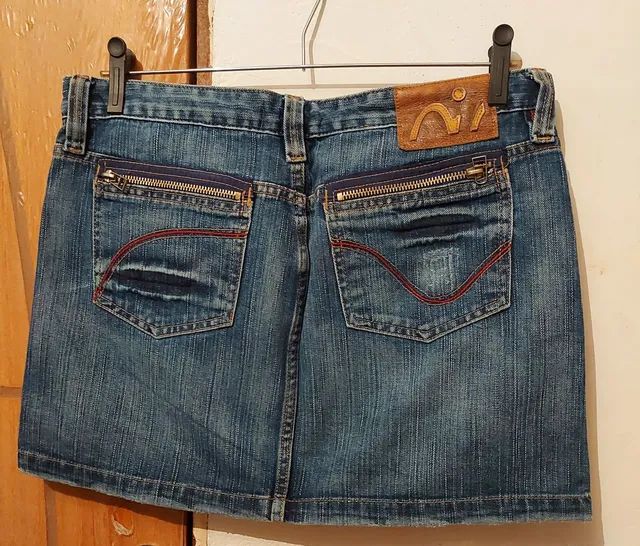 Muni saia jeans da Cantão  - Tam. 42 - Foto 2