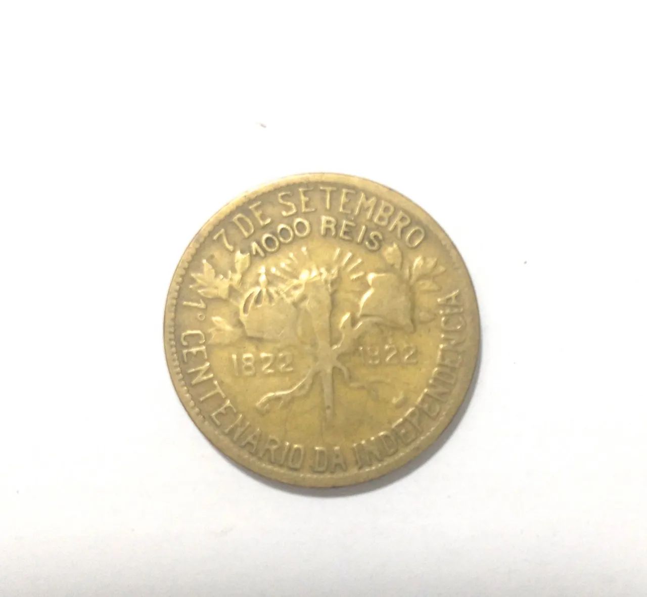 Moeda antiga 1000 réis de 1922  - Foto 4