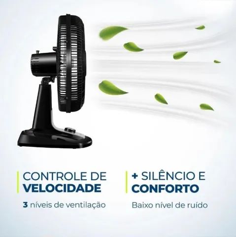 Ventilador Mondial Super Turbo 40cm, 8 pás. 3 Veloc. (20% Mais Vento)- 110V - Foto 6