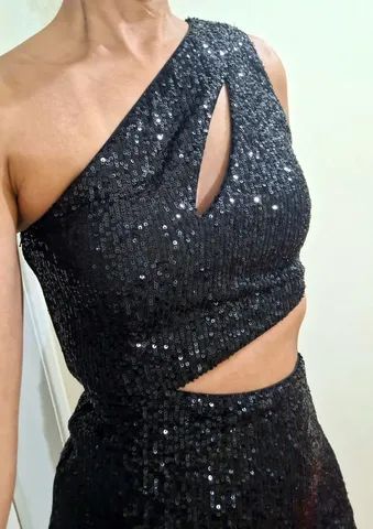 Vestido paete festas