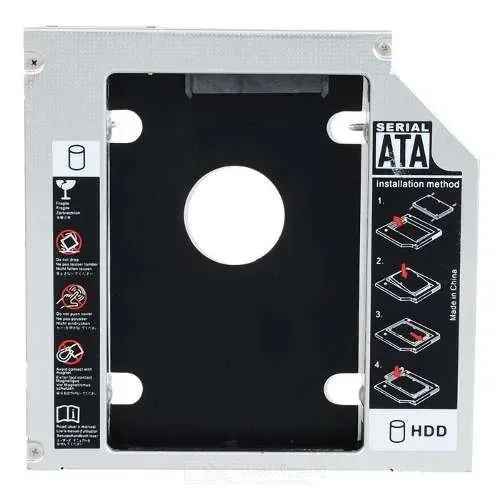 Adaptador Caddy para Segundo HD ou SSD 9,5mm Sata - Loja Coimbra Computadores Entregamos
