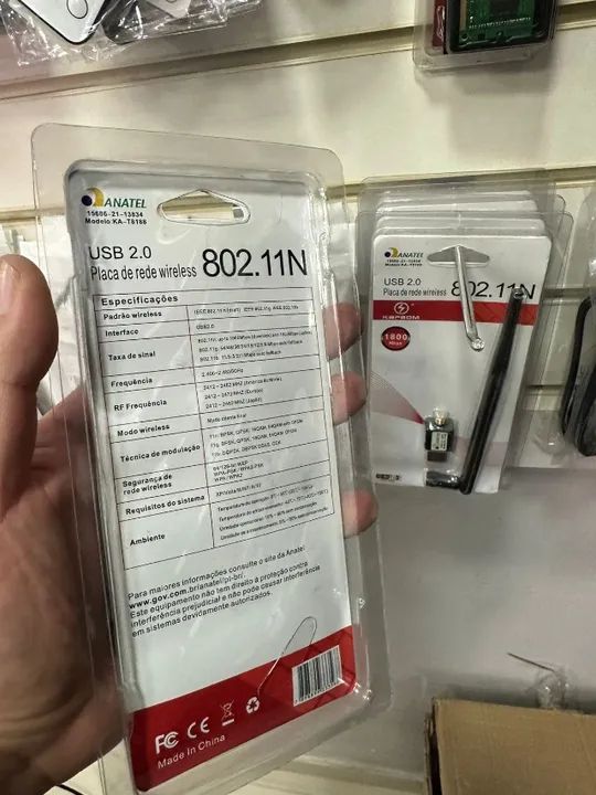 Adaptador Receptor Wireless Usb Wifi 1200mbps Pc E Notebook - Foto 2