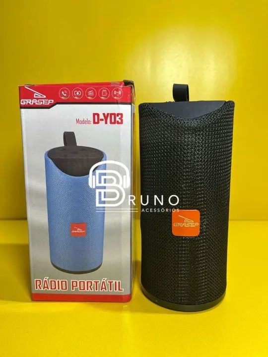 Caixinha de som Grasep Bluetooth <br>