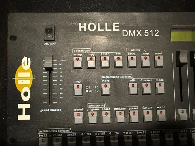 Mesa Dmx 512 Canais Pilot 2000 Holle Com Joystick Bivolt Passivo - Foto 4