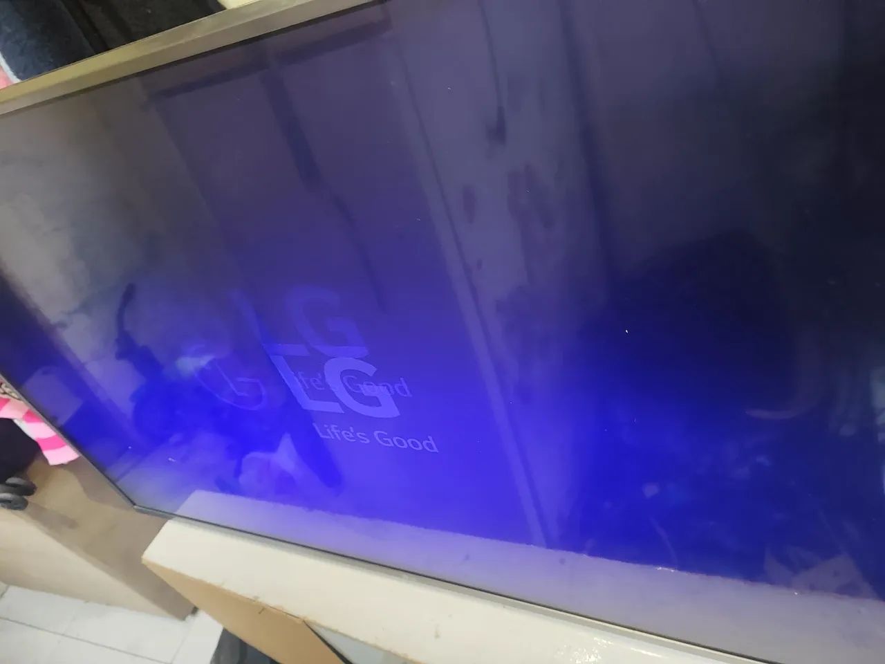 TV LG 49  com defeito led - Foto 6