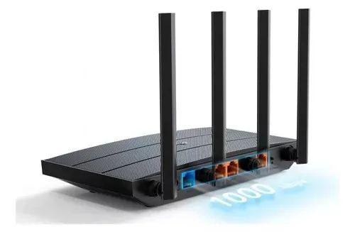 Roteador Tp-link Archer Ax12 Wi-fi 6 Ax1500 Dualband Gigabit Cor Preto - Loja Natan Abreu  - Foto 2
