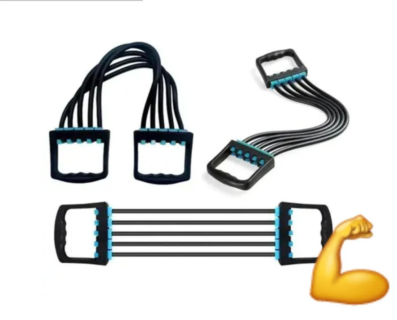 Elástico de exercícios 5 ajustes  - Foto 4