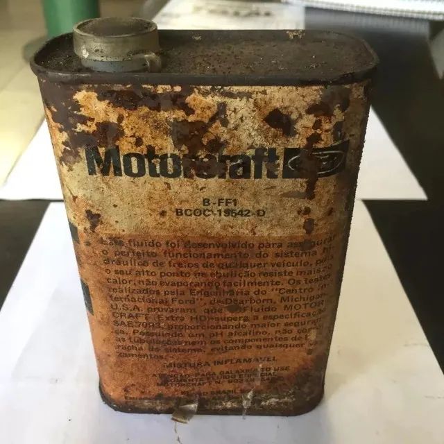 Lata Fluido De Freio Motorcraft Ford Vazia Antiga - Foto 4