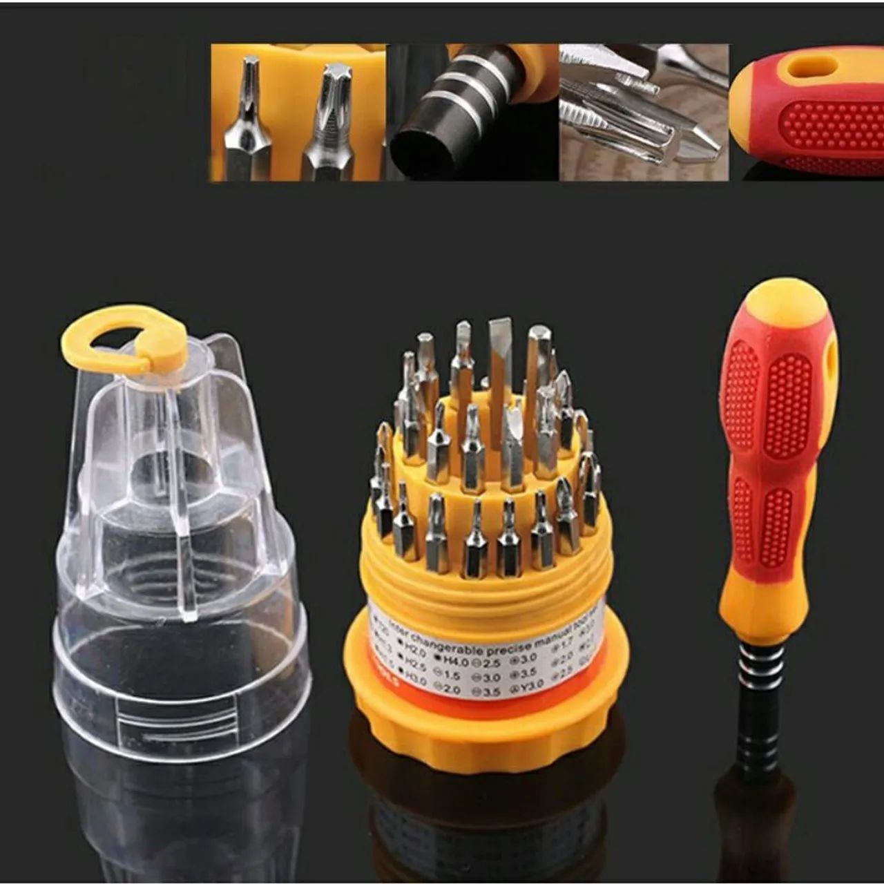 Kit de chave multiuso 31 em 1,jogo completo
