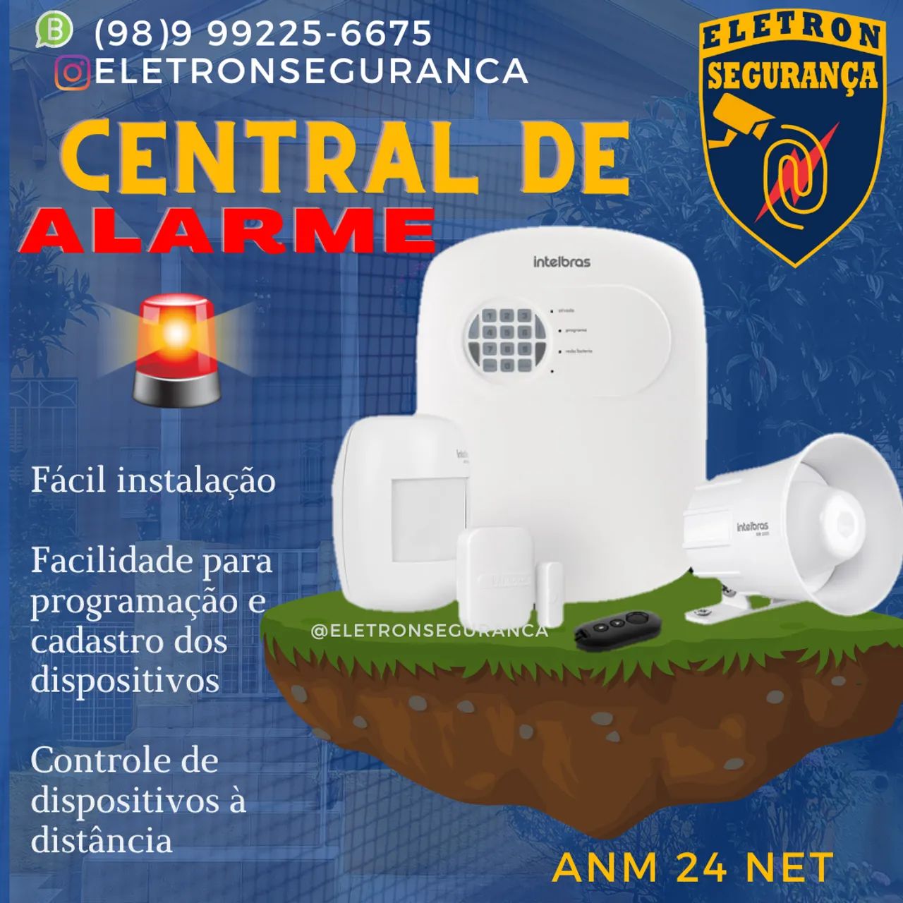 Alarmes para residência e empresas