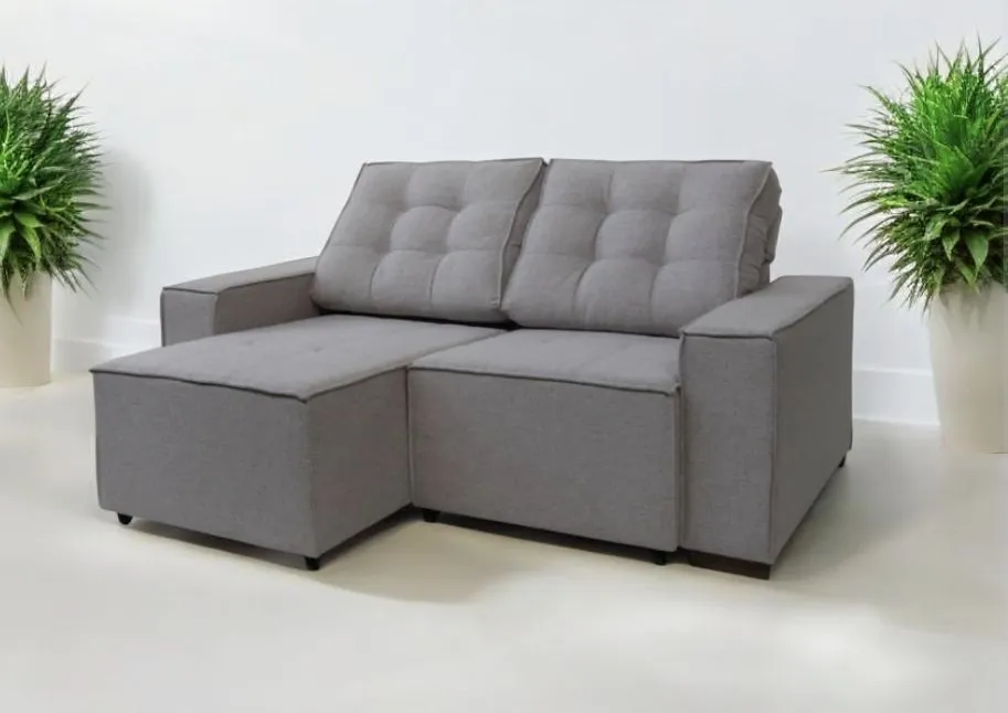 Sofa retratil e reclinavel 2.00metros em sued