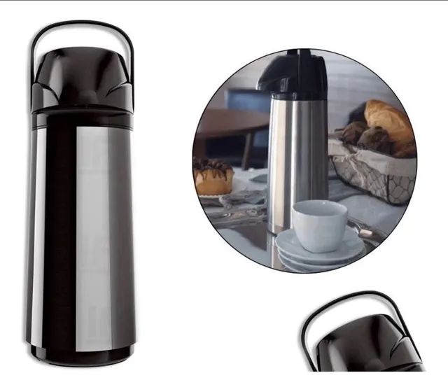 Garrafa Térmica Invicta Inox 1L - Foto 2