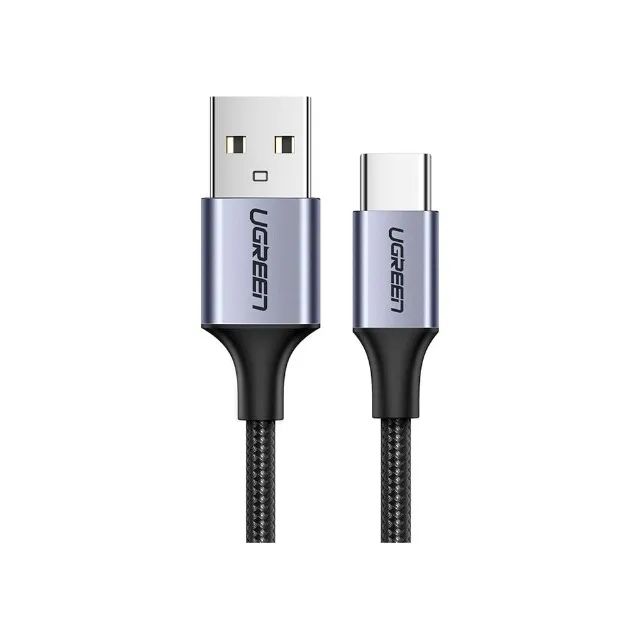 Cabo Usb Tipo-c Android Reforçado Ugreen Nylon Turbo 3a 1mt - Foto 2