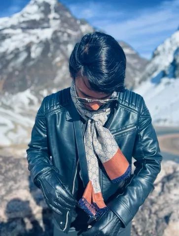 Lenço Bicolor GUCCI - Foto 2