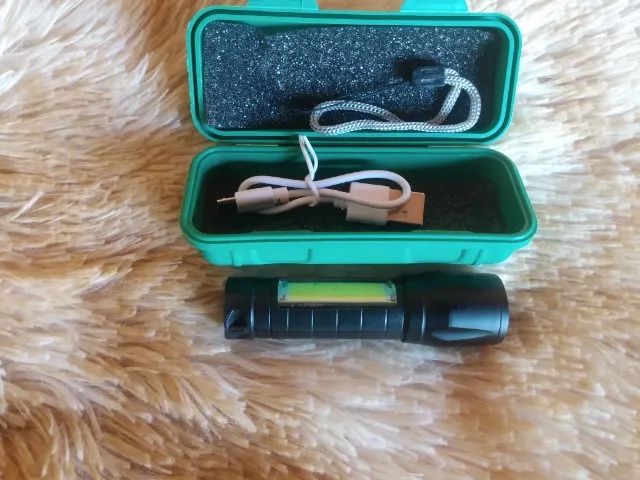 Mini Lanterna Tática Usb Com Led Recarregável Profissional - Foto 5