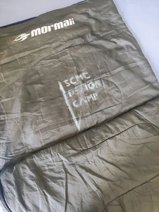 Saco De Dormir Impermeável Mormaii Fun - Azul e Cinza - Foto 4