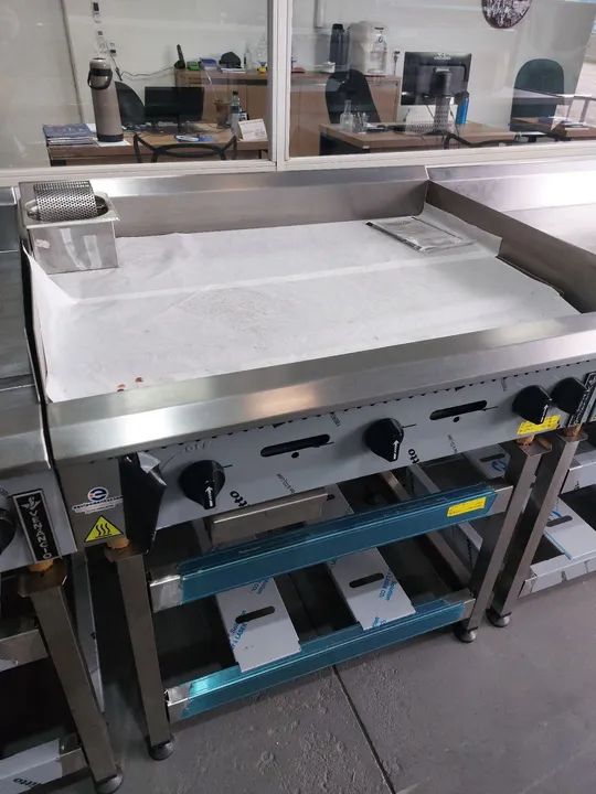 Chapa 90cm a gás com 19mm de espessura linha Prime 