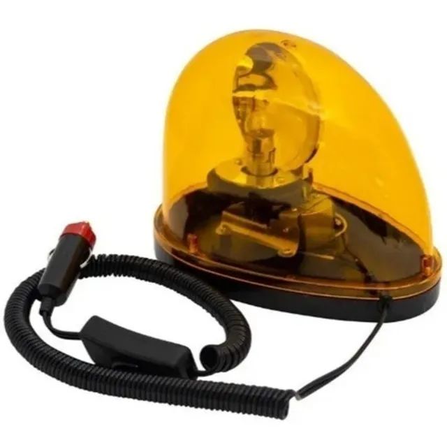 Luz De Alerta Giratoria Oval Base Imentada 9395407 - Foto 2