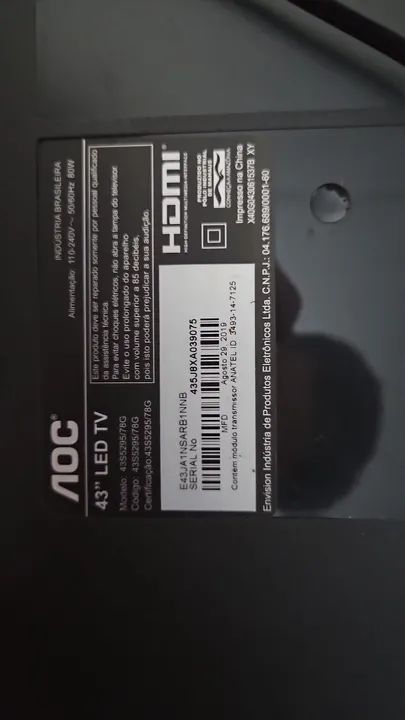 Televisão AOC 43 polegadas  - Foto 6