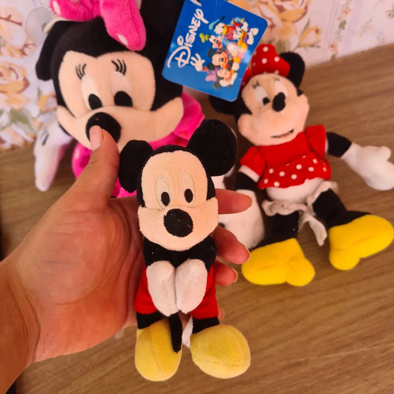 3 Pelúcias da Disney Originais Novas