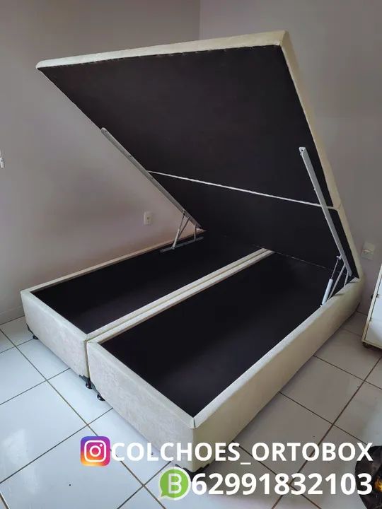 Cama Box Baú Queen size blindado e reforçado - Foto 3