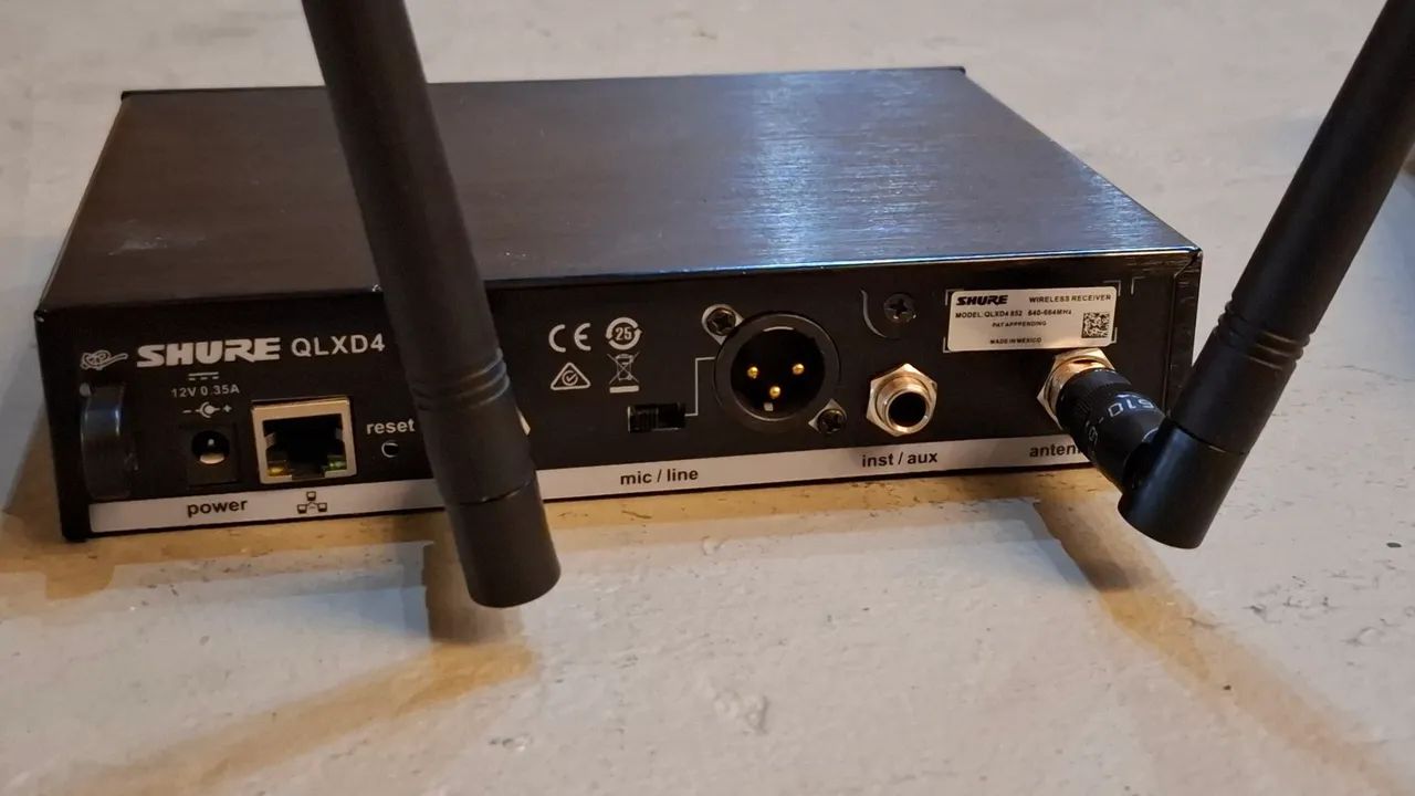 Microfone sem fio Shure QLXD - 57 - Foto 4