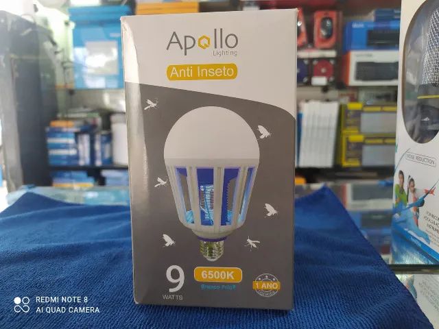 Lâmpada Mata mosquito Apollo 9w 6500k (Jk Eletrônicos) - Foto 2